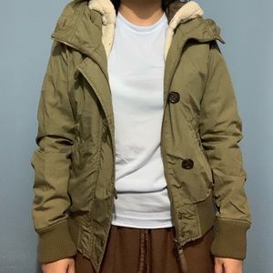 green removable layer jacket